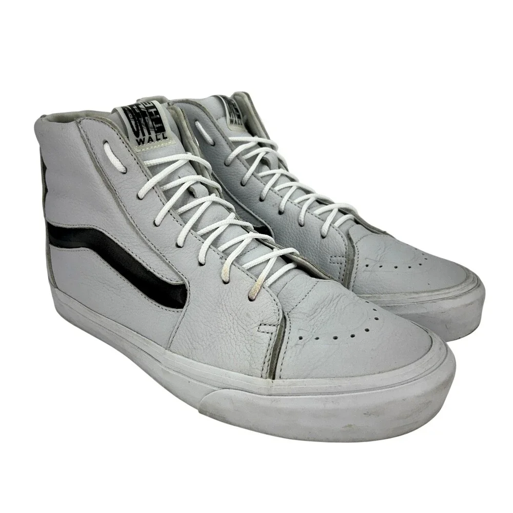 Vans Shoes Mens Size 10.5 Sk8-Hi XL Big Mood Hologram Leather High Top Skate